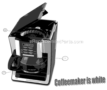 Page A Diagram and Parts List for BVMC-SJX20  Mr Coffee Coffee Maker